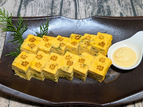 ウコギ入り厚焼き玉子